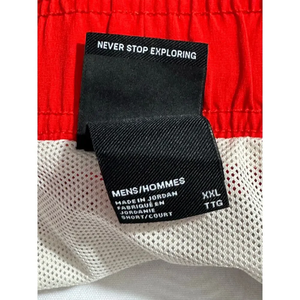 The North Face Red & White Shorts with Belt - Men's Size XXL (5